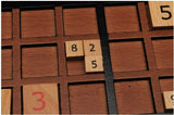 Wooden Sudoku Board in Walnut Stain - 11.5 in.