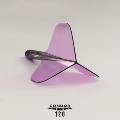 CONDOR AXE 120 Dart Flights – Standard Shape – Purple Short