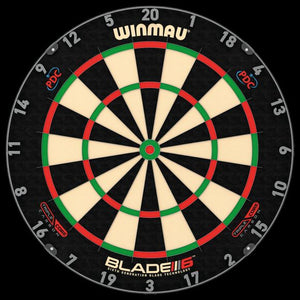 Winmau Blade 6 Triple Core Dartboard and Target Corona Light