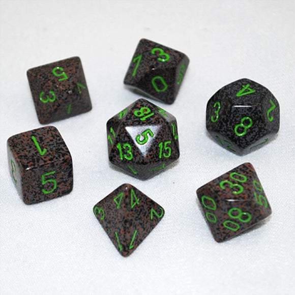 Speckled Dice: 7Pc Earth