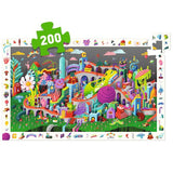 Observation Jigsaw Puzzle - Crazy Town - 200 pcs