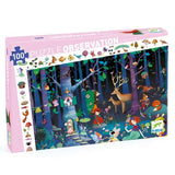 Observation Jigsaw Puzzle - Enchanted Forest 100 pcs