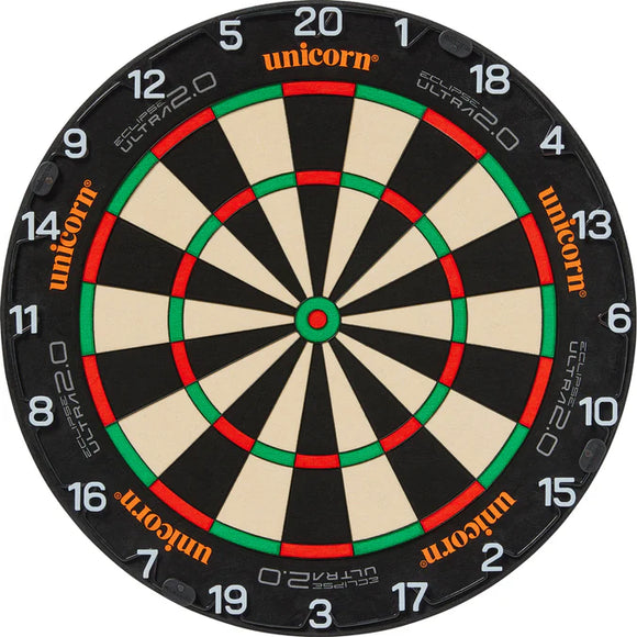 Unicorn Eclipse Ultra 2.0 Dartboard - Professional - Ultra Thin Wires-Pre Order
