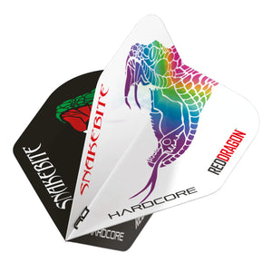 Peter Wright Black & White Yin Yang Dart Flights