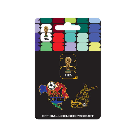 2026 FIFA WORLD CUP – COLLECTORS PIN SET (3-PIECE) – Toronto Darts