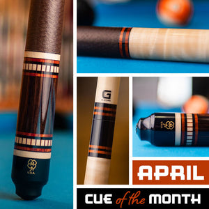 McDermott G327C April 2024 Cue of the Month and Case