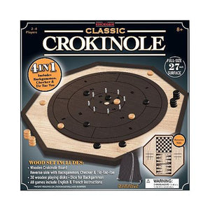 27" CLASSIC CROKINOLE 4 IN 1