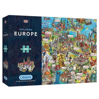 Exploring Europe 1000 Piece