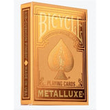 Bicycle - Metalluxe Orange Playing Cards