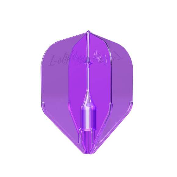 L-Style L3 Fantom Small Standard EZ Flights Clear Purple