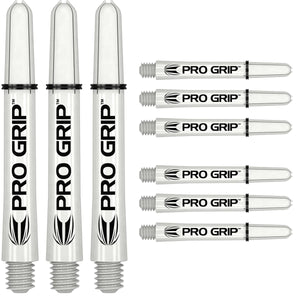 Target Pro Grip INT White Shafts 9 Pack