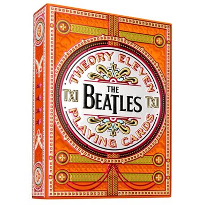 Theory 11 Playing Cards: Beatles Orange