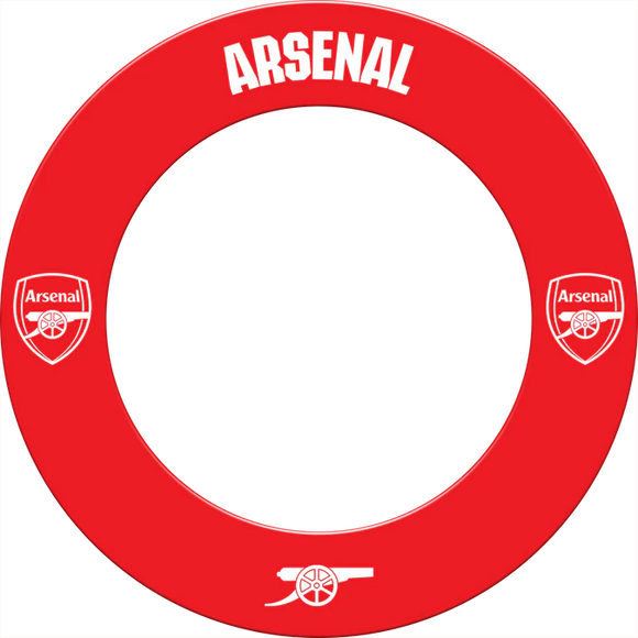 Arsenal Dartboard Surround-Red with Mono Logo