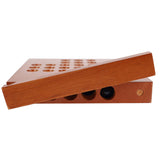 Marble Solitaire Wooden Travel Game - 5 inches