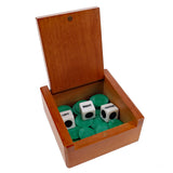Left Right Center Dice Game in a Wooden Box