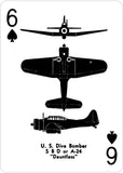 World War II Airplane Spotter Playing Cards Deck