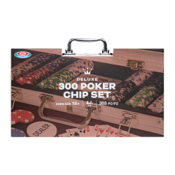 DELUXE -300pc - 11.5g POKER CHIPS in ALUM CASE