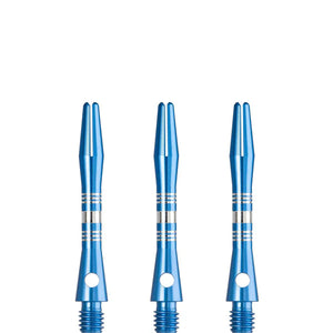 Designa Multiline Aluminium Shafts - Regrooved-Short Blue