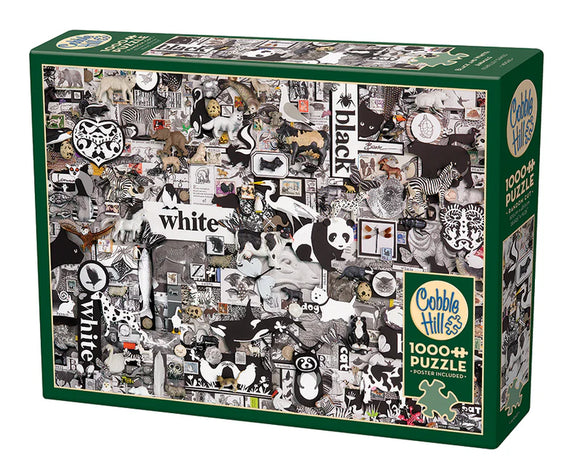 Cobble Hill Black and White: Animals | 1000 Piece