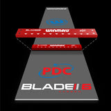 Winmau Clearzone PVC Dart Mat with Integrated Oche