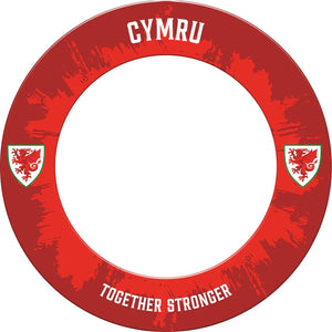 Wales Dartboard Surround Red