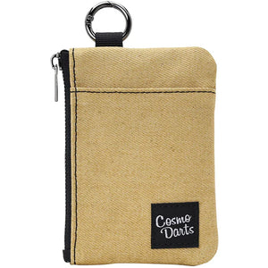 Cosmo Darts Multi Pouch Dart Case Holder - Denim - Beige