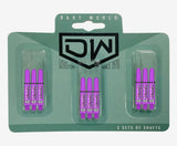 DW Clinch Shaft Purple Short 9 Pack