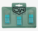 DW Clinch Shaft Teal Short 9 Pack