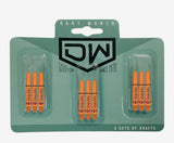 DW Clinch Shaft Orange Short 9 Pack