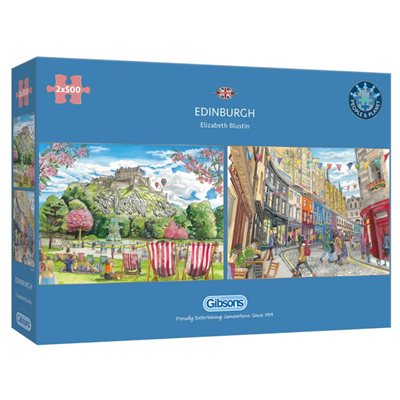 Puzzle - 500 pcs - Edinburgh (2 Puzzles)