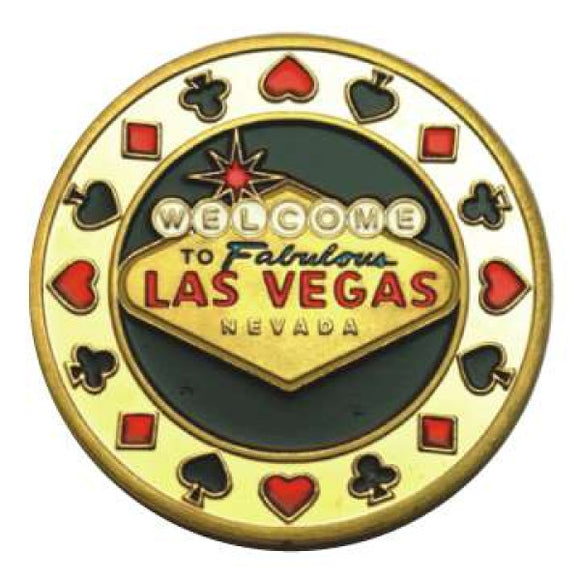 Poker Protector Card Guard Cover in Capsule : Las Vegas