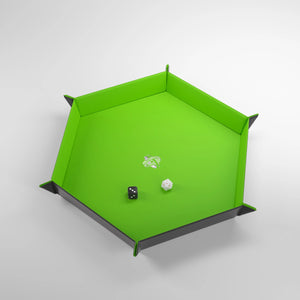 GameGenic Green/Black Magnetic Hexagonal Dice Tray