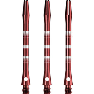 Designa Multiline Aluminium Shafts - Regrooved-Long Red