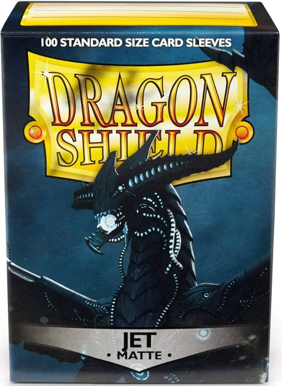 Sleeves: Dragon Shield: Matte: Jet (100)