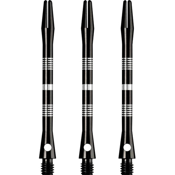 Designa Multiline Aluminium Shafts - Regrooved-Long Black