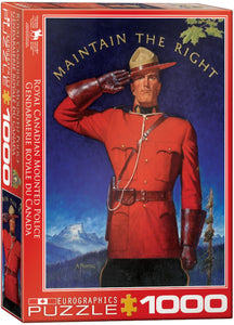 EuroGraphics - RCMP Maintain The Right- 1000-Piece Puzzle