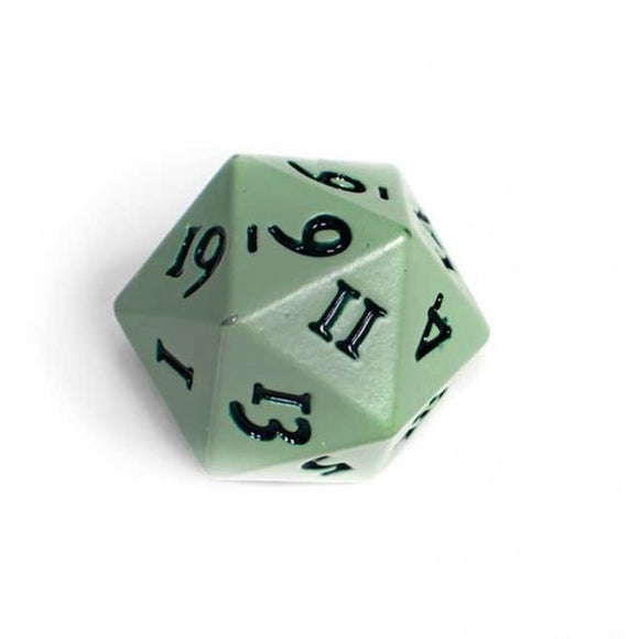 Dice: Heavy Metal Dice: D20: Vivid Cool Matcha (2pc)