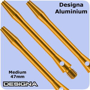 Gold Colour Medium Metal Shafts