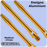 Gold Colour Medium Metal Shafts