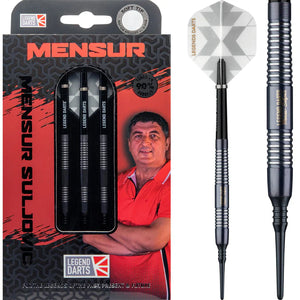 Legend Mensur Suljovic Black 18g Soft Tip Darts