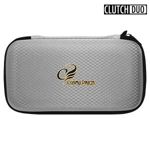 Cosmo Clutch Duo Mesh Dart Case - Silver