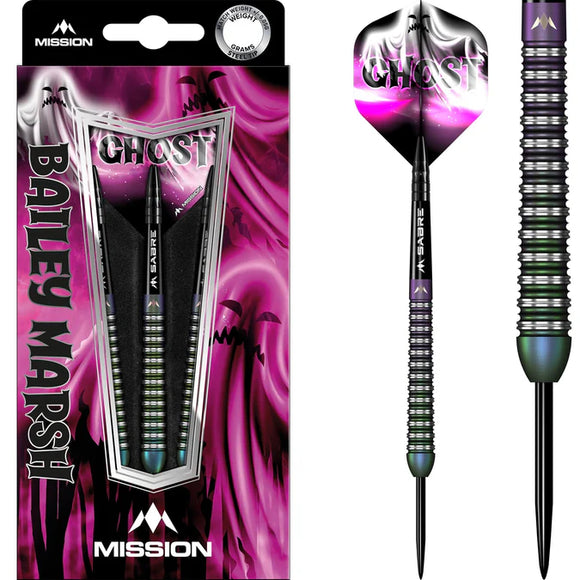 Mission Bailey Marsh Darts - Coral PVD Coating - Ghost 25g