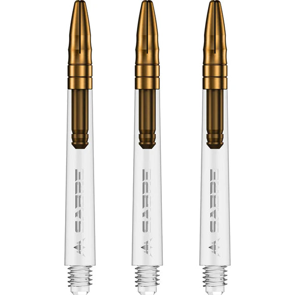 Mission Sabre Shafts - Clear - Gold Top- Medium