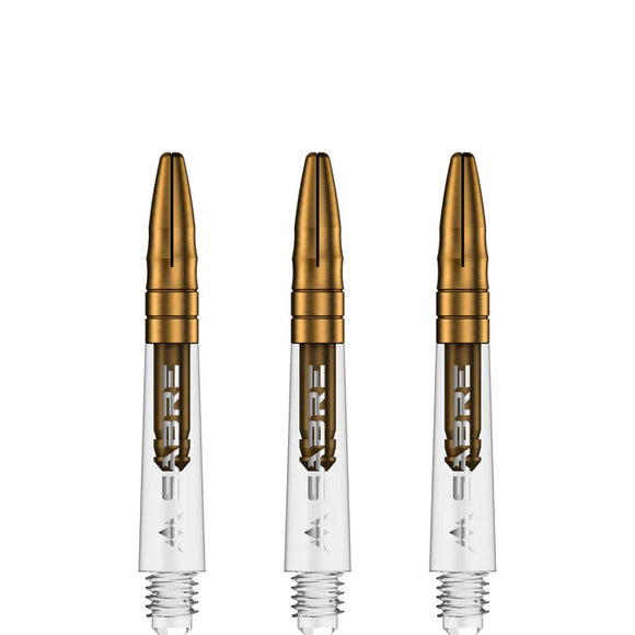 Mission Sabre Shafts - Clear - Gold Top- Short