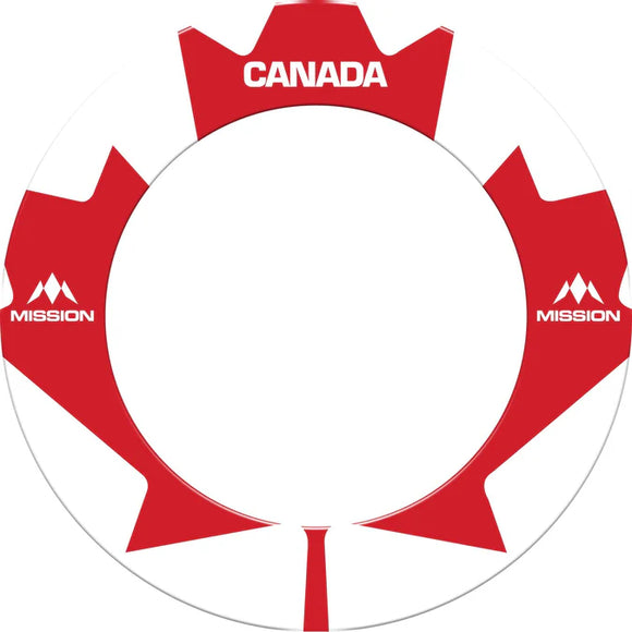 Canada Red Maple Leaf Dartboard Surround