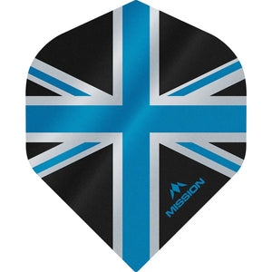 Mission Alliance Union Jack Dart Flights - No2 - Std - Black