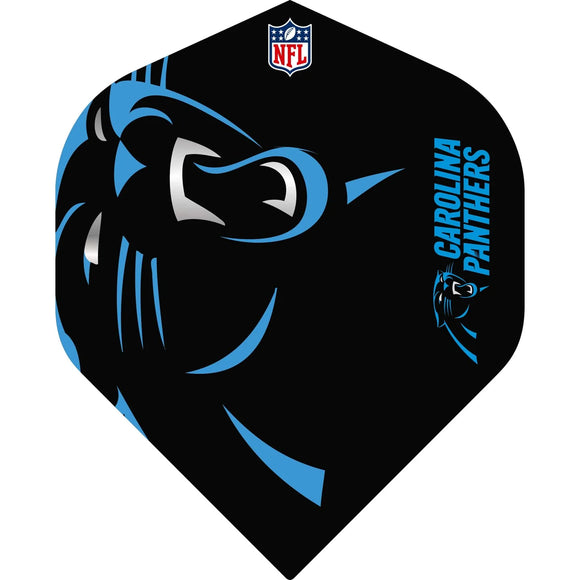 NFL - Dart Flights - Official Licensed - No2 - Std - Carolina Panthers