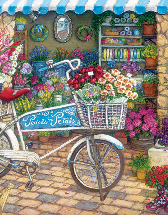 Cobble Hill-Pedals 'n' Petals 275 Piece Jigsaw Puzzle