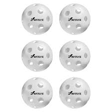 Pickleballs Multi-Surface - Swiftflyte  White 6 Pack