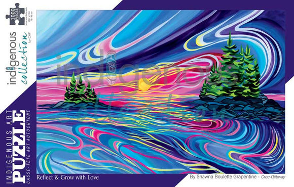 Reflect & Grow with Love 1000 Piece Jigsaw puzzle